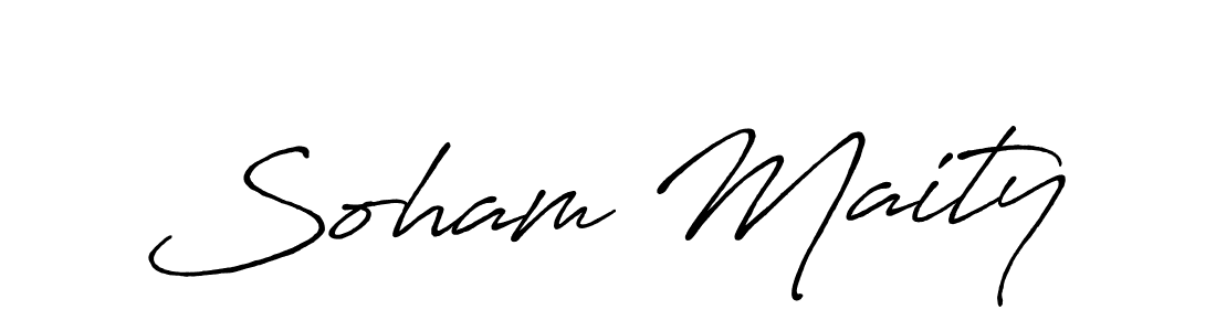 Antro_Vectra_Bolder is a professional signature style that is perfect for those who want to add a touch of class to their signature. It is also a great choice for those who want to make their signature more unique. Get Soham Maity name to fancy signature for free. Soham Maity signature style 7 images and pictures png