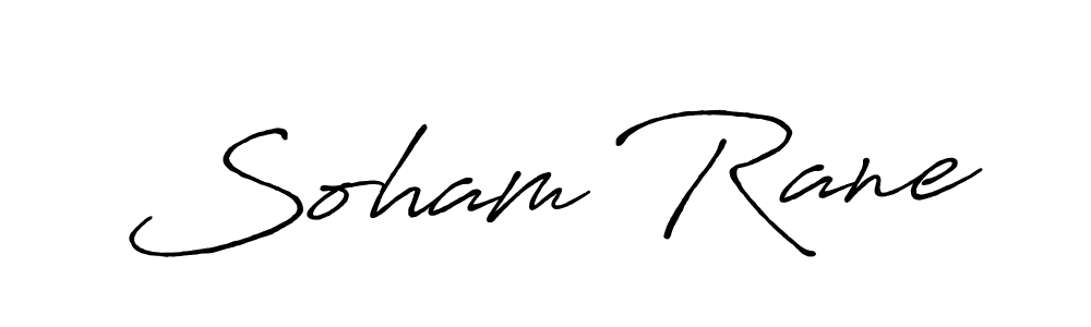 The best way (Antro_Vectra_Bolder) to make a short signature is to pick only two or three words in your name. The name Soham Rane include a total of six letters. For converting this name. Soham Rane signature style 7 images and pictures png