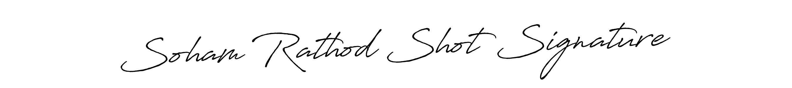 Soham Rathod Shot Signature stylish signature style. Best Handwritten Sign (Antro_Vectra_Bolder) for my name. Handwritten Signature Collection Ideas for my name Soham Rathod Shot Signature. Soham Rathod Shot Signature signature style 7 images and pictures png