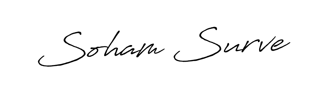 How to make Soham Surve signature? Antro_Vectra_Bolder is a professional autograph style. Create handwritten signature for Soham Surve name. Soham Surve signature style 7 images and pictures png