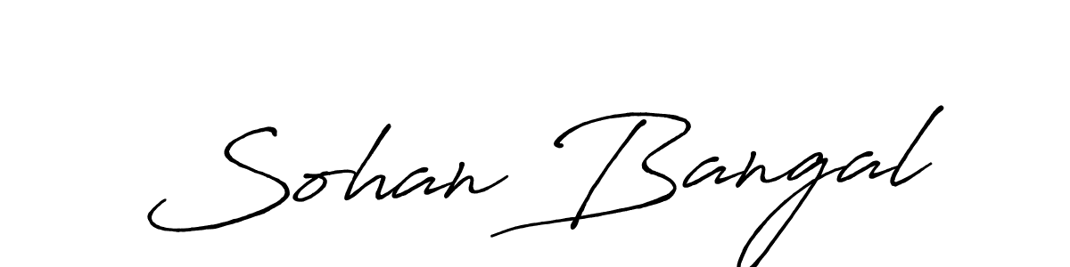 How to make Sohan Bangal signature? Antro_Vectra_Bolder is a professional autograph style. Create handwritten signature for Sohan Bangal name. Sohan Bangal signature style 7 images and pictures png