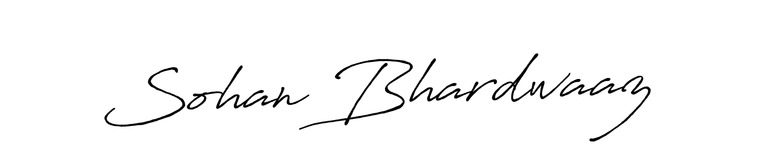 Make a beautiful signature design for name Sohan Bhardwaaz. Use this online signature maker to create a handwritten signature for free. Sohan Bhardwaaz signature style 7 images and pictures png