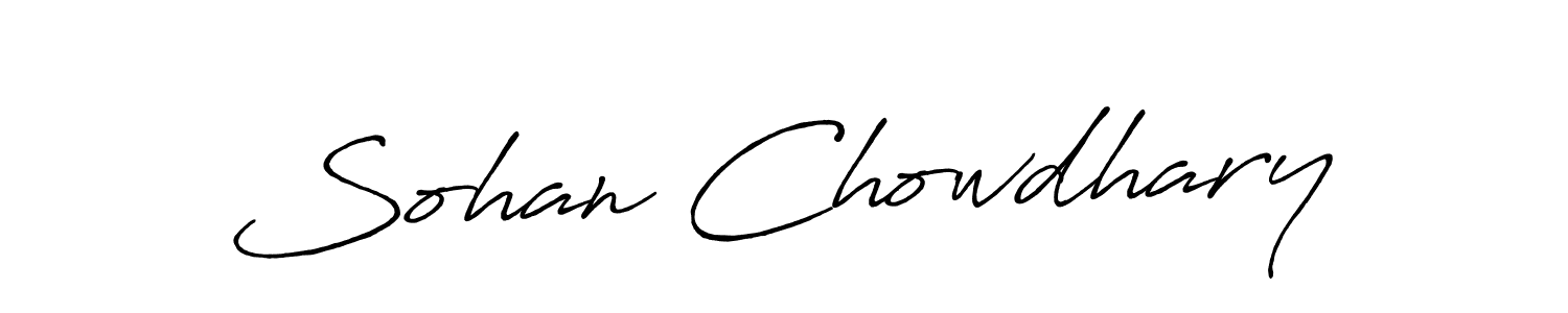if you are searching for the best signature style for your name Sohan Chowdhary. so please give up your signature search. here we have designed multiple signature styles  using Antro_Vectra_Bolder. Sohan Chowdhary signature style 7 images and pictures png