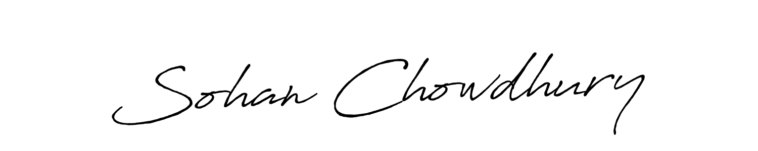 Make a short Sohan Chowdhury signature style. Manage your documents anywhere anytime using Antro_Vectra_Bolder. Create and add eSignatures, submit forms, share and send files easily. Sohan Chowdhury signature style 7 images and pictures png