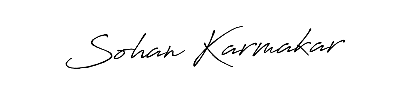 It looks lik you need a new signature style for name Sohan Karmakar. Design unique handwritten (Antro_Vectra_Bolder) signature with our free signature maker in just a few clicks. Sohan Karmakar signature style 7 images and pictures png