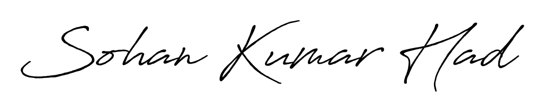 Also we have Sohan Kumar Had name is the best signature style. Create professional handwritten signature collection using Antro_Vectra_Bolder autograph style. Sohan Kumar Had signature style 7 images and pictures png