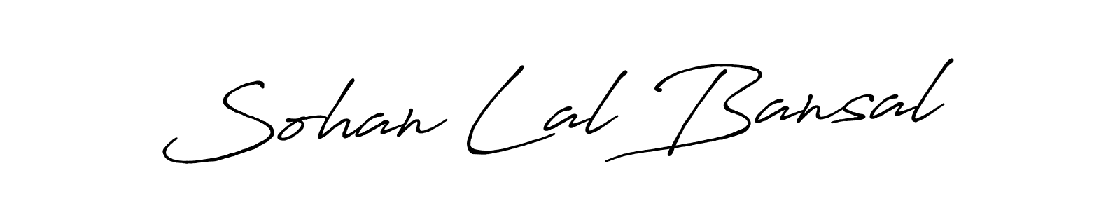 Similarly Antro_Vectra_Bolder is the best handwritten signature design. Signature creator online .You can use it as an online autograph creator for name Sohan Lal Bansal. Sohan Lal Bansal signature style 7 images and pictures png