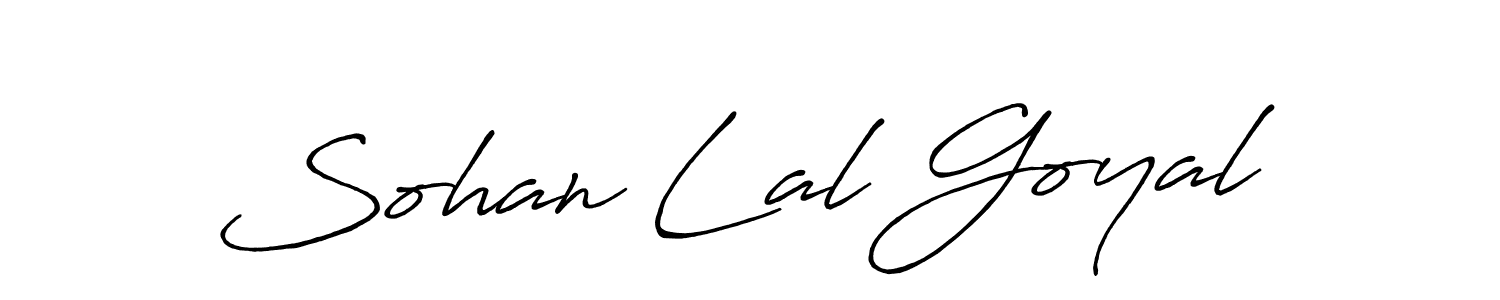 The best way (Antro_Vectra_Bolder) to make a short signature is to pick only two or three words in your name. The name Sohan Lal Goyal include a total of six letters. For converting this name. Sohan Lal Goyal signature style 7 images and pictures png