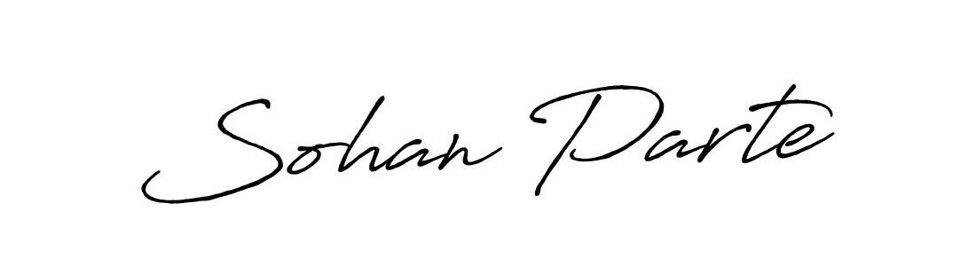 It looks lik you need a new signature style for name Sohan Parte. Design unique handwritten (Antro_Vectra_Bolder) signature with our free signature maker in just a few clicks. Sohan Parte signature style 7 images and pictures png