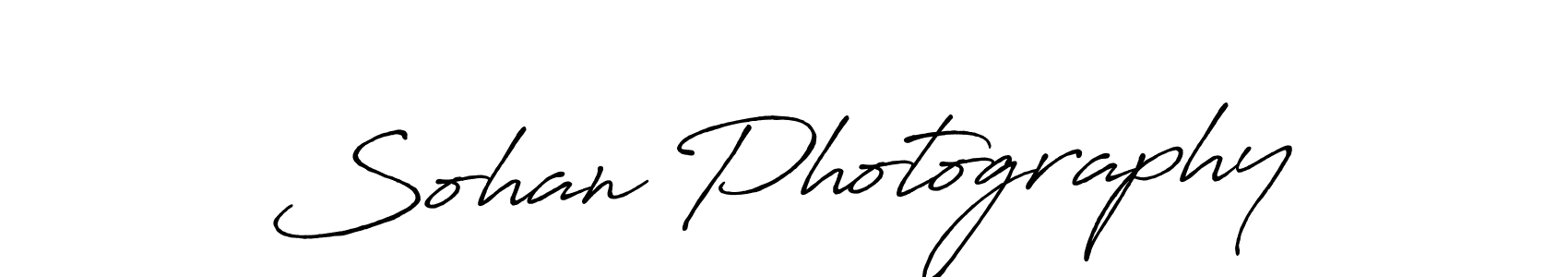 It looks lik you need a new signature style for name Sohan Photography. Design unique handwritten (Antro_Vectra_Bolder) signature with our free signature maker in just a few clicks. Sohan Photography signature style 7 images and pictures png