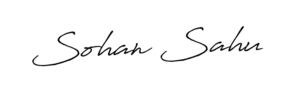 Antro_Vectra_Bolder is a professional signature style that is perfect for those who want to add a touch of class to their signature. It is also a great choice for those who want to make their signature more unique. Get Sohan Sahu name to fancy signature for free. Sohan Sahu signature style 7 images and pictures png