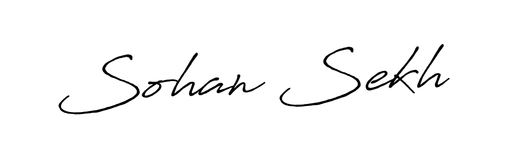 Sohan Sekh stylish signature style. Best Handwritten Sign (Antro_Vectra_Bolder) for my name. Handwritten Signature Collection Ideas for my name Sohan Sekh. Sohan Sekh signature style 7 images and pictures png