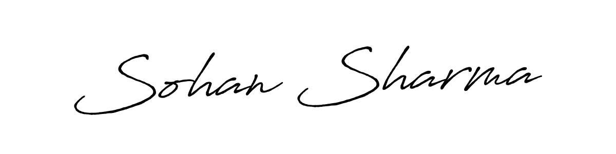 How to Draw Sohan Sharma signature style? Antro_Vectra_Bolder is a latest design signature styles for name Sohan Sharma. Sohan Sharma signature style 7 images and pictures png