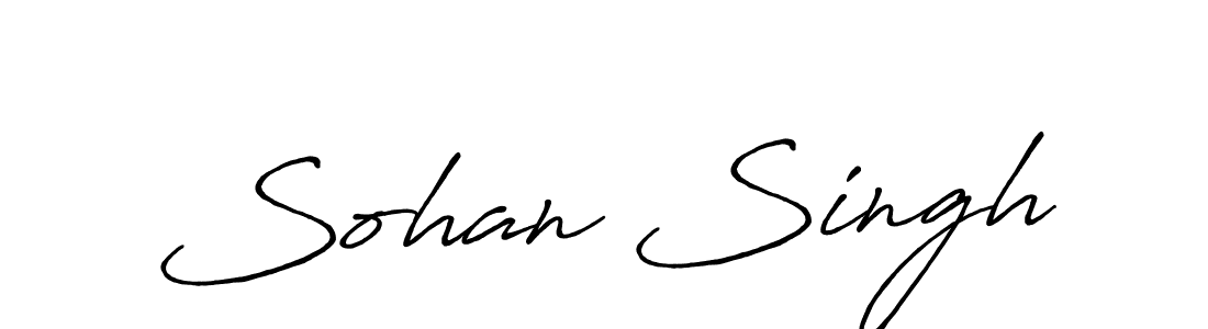 Sohan Singh stylish signature style. Best Handwritten Sign (Antro_Vectra_Bolder) for my name. Handwritten Signature Collection Ideas for my name Sohan Singh. Sohan Singh signature style 7 images and pictures png
