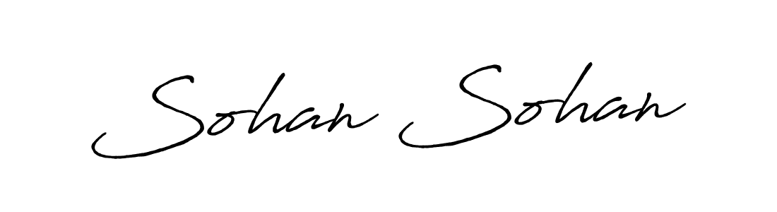 It looks lik you need a new signature style for name Sohan Sohan. Design unique handwritten (Antro_Vectra_Bolder) signature with our free signature maker in just a few clicks. Sohan Sohan signature style 7 images and pictures png