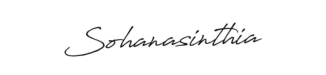 Make a beautiful signature design for name Sohanasinthia. Use this online signature maker to create a handwritten signature for free. Sohanasinthia signature style 7 images and pictures png