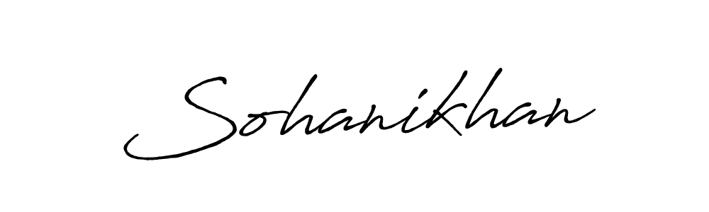 Sohanikhan stylish signature style. Best Handwritten Sign (Antro_Vectra_Bolder) for my name. Handwritten Signature Collection Ideas for my name Sohanikhan. Sohanikhan signature style 7 images and pictures png