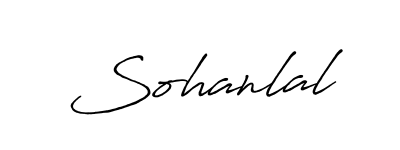 How to make Sohanlal signature? Antro_Vectra_Bolder is a professional autograph style. Create handwritten signature for Sohanlal name. Sohanlal signature style 7 images and pictures png