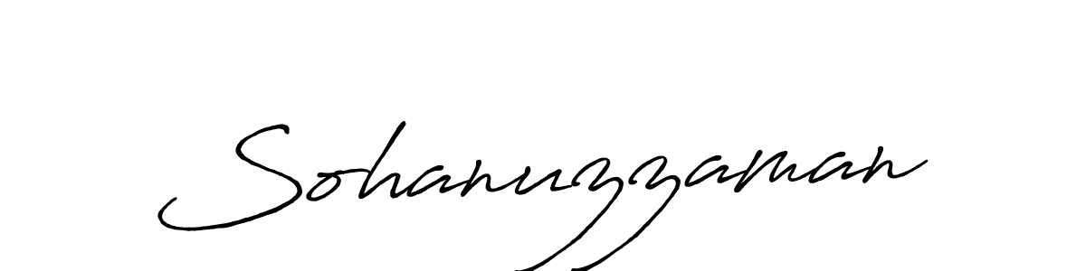 Make a beautiful signature design for name Sohanuzzaman. With this signature (Antro_Vectra_Bolder) style, you can create a handwritten signature for free. Sohanuzzaman signature style 7 images and pictures png