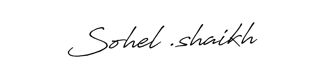 The best way (Antro_Vectra_Bolder) to make a short signature is to pick only two or three words in your name. The name Sohel .shaikh include a total of six letters. For converting this name. Sohel .shaikh signature style 7 images and pictures png