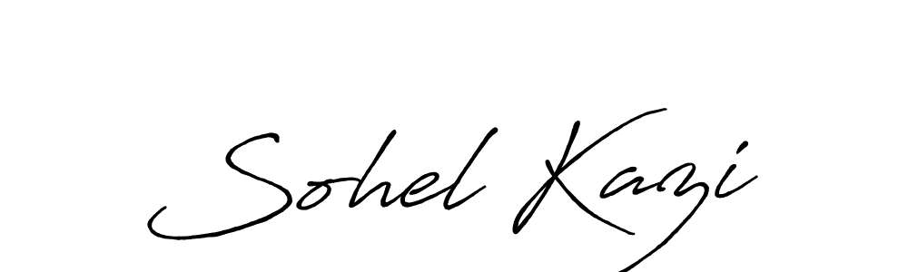 You should practise on your own different ways (Antro_Vectra_Bolder) to write your name (Sohel Kazi) in signature. don't let someone else do it for you. Sohel Kazi signature style 7 images and pictures png