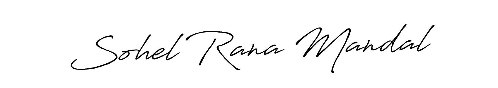 Also we have Sohel Rana Mandal name is the best signature style. Create professional handwritten signature collection using Antro_Vectra_Bolder autograph style. Sohel Rana Mandal signature style 7 images and pictures png