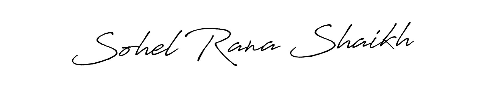 Sohel Rana Shaikh stylish signature style. Best Handwritten Sign (Antro_Vectra_Bolder) for my name. Handwritten Signature Collection Ideas for my name Sohel Rana Shaikh. Sohel Rana Shaikh signature style 7 images and pictures png