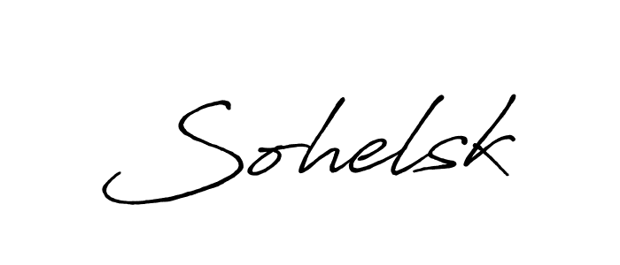 Similarly Antro_Vectra_Bolder is the best handwritten signature design. Signature creator online .You can use it as an online autograph creator for name Sohelsk. Sohelsk signature style 7 images and pictures png