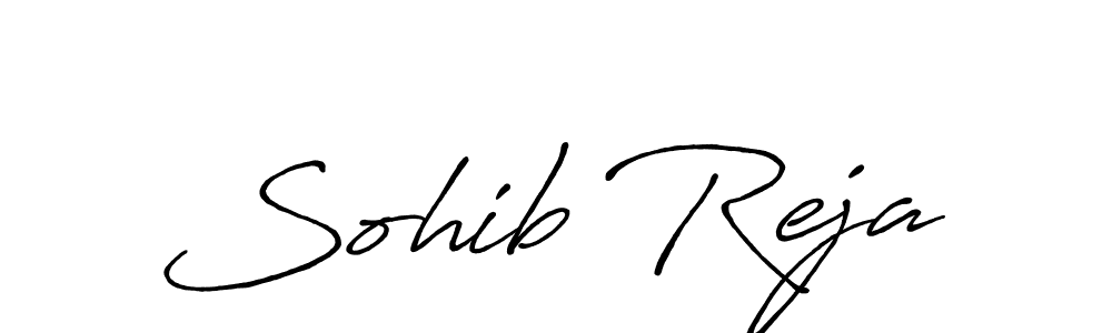 Once you've used our free online signature maker to create your best signature Antro_Vectra_Bolder style, it's time to enjoy all of the benefits that Sohib Reja name signing documents. Sohib Reja signature style 7 images and pictures png