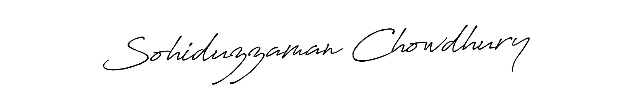 Make a short Sohiduzzaman Chowdhury signature style. Manage your documents anywhere anytime using Antro_Vectra_Bolder. Create and add eSignatures, submit forms, share and send files easily. Sohiduzzaman Chowdhury signature style 7 images and pictures png