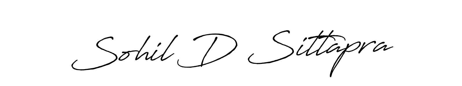 Similarly Antro_Vectra_Bolder is the best handwritten signature design. Signature creator online .You can use it as an online autograph creator for name Sohil D Sittapra. Sohil D Sittapra signature style 7 images and pictures png