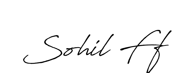 The best way (Antro_Vectra_Bolder) to make a short signature is to pick only two or three words in your name. The name Sohil Ff include a total of six letters. For converting this name. Sohil Ff signature style 7 images and pictures png