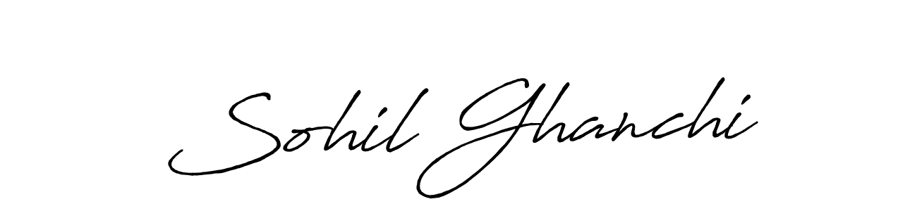 Best and Professional Signature Style for Sohil Ghanchi. Antro_Vectra_Bolder Best Signature Style Collection. Sohil Ghanchi signature style 7 images and pictures png