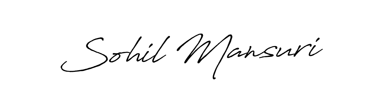 This is the best signature style for the Sohil Mansuri name. Also you like these signature font (Antro_Vectra_Bolder). Mix name signature. Sohil Mansuri signature style 7 images and pictures png