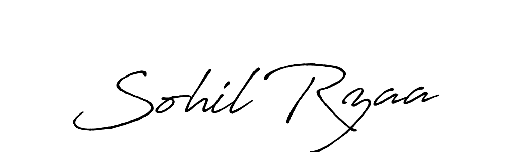 Make a short Sohil Rzaa signature style. Manage your documents anywhere anytime using Antro_Vectra_Bolder. Create and add eSignatures, submit forms, share and send files easily. Sohil Rzaa signature style 7 images and pictures png