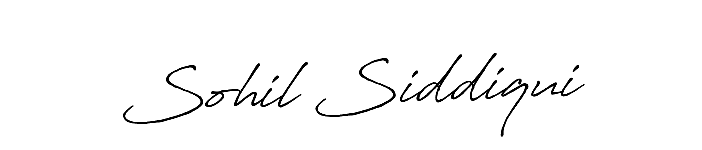 The best way (Antro_Vectra_Bolder) to make a short signature is to pick only two or three words in your name. The name Sohil Siddiqui include a total of six letters. For converting this name. Sohil Siddiqui signature style 7 images and pictures png
