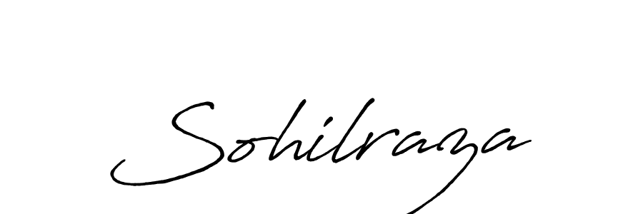 Make a beautiful signature design for name Sohilraza. With this signature (Antro_Vectra_Bolder) style, you can create a handwritten signature for free. Sohilraza signature style 7 images and pictures png