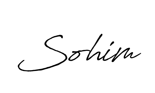 if you are searching for the best signature style for your name Sohim. so please give up your signature search. here we have designed multiple signature styles  using Antro_Vectra_Bolder. Sohim signature style 7 images and pictures png