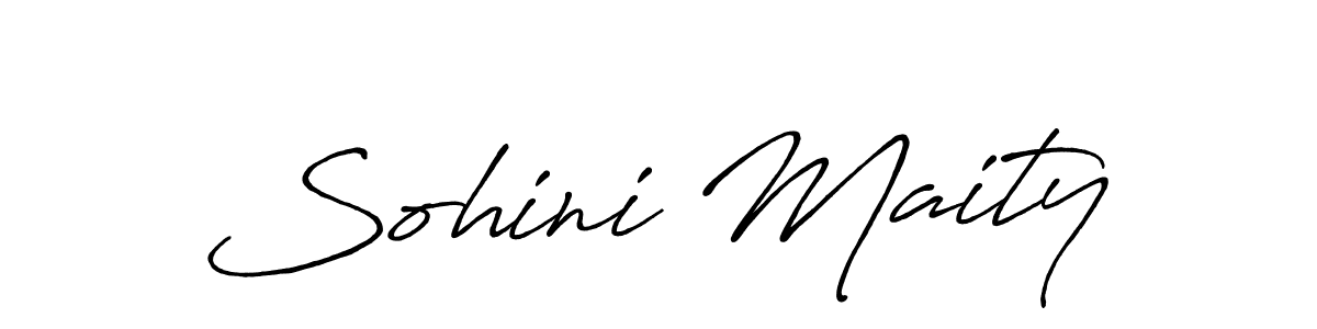 Also You can easily find your signature by using the search form. We will create Sohini Maity name handwritten signature images for you free of cost using Antro_Vectra_Bolder sign style. Sohini Maity signature style 7 images and pictures png