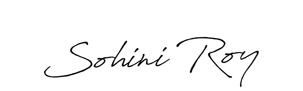 Sohini Roy stylish signature style. Best Handwritten Sign (Antro_Vectra_Bolder) for my name. Handwritten Signature Collection Ideas for my name Sohini Roy. Sohini Roy signature style 7 images and pictures png