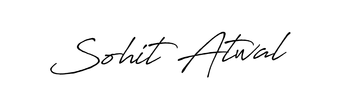 How to make Sohit Atwal signature? Antro_Vectra_Bolder is a professional autograph style. Create handwritten signature for Sohit Atwal name. Sohit Atwal signature style 7 images and pictures png