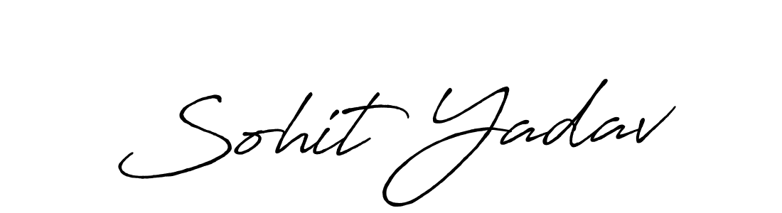 Make a beautiful signature design for name Sohit Yadav. Use this online signature maker to create a handwritten signature for free. Sohit Yadav signature style 7 images and pictures png