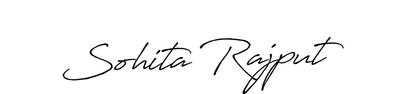 It looks lik you need a new signature style for name Sohita Rajput. Design unique handwritten (Antro_Vectra_Bolder) signature with our free signature maker in just a few clicks. Sohita Rajput signature style 7 images and pictures png