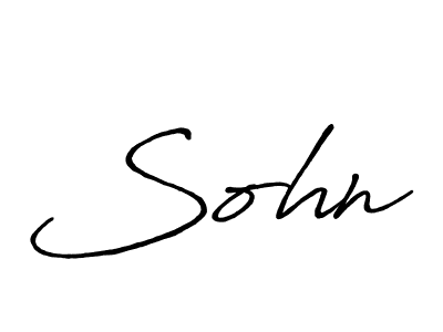 It looks lik you need a new signature style for name Sohn. Design unique handwritten (Antro_Vectra_Bolder) signature with our free signature maker in just a few clicks. Sohn signature style 7 images and pictures png
