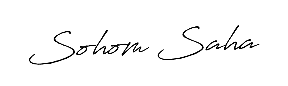 Similarly Antro_Vectra_Bolder is the best handwritten signature design. Signature creator online .You can use it as an online autograph creator for name Sohom Saha. Sohom Saha signature style 7 images and pictures png