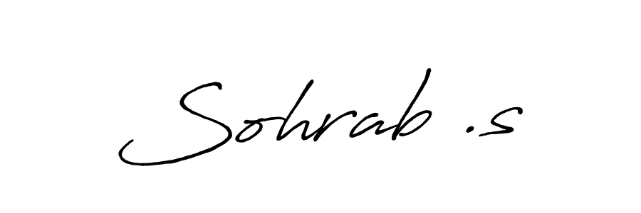 How to Draw Sohrab .s signature style? Antro_Vectra_Bolder is a latest design signature styles for name Sohrab .s. Sohrab .s signature style 7 images and pictures png