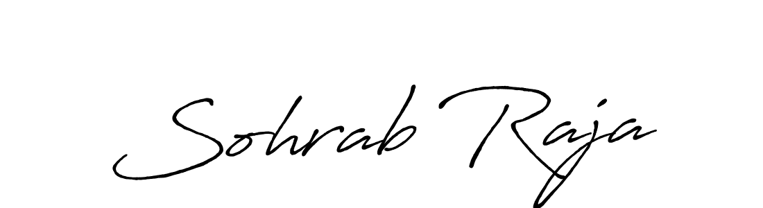 Make a beautiful signature design for name Sohrab Raja. Use this online signature maker to create a handwritten signature for free. Sohrab Raja signature style 7 images and pictures png