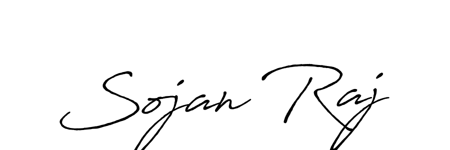 How to make Sojan Raj signature? Antro_Vectra_Bolder is a professional autograph style. Create handwritten signature for Sojan Raj name. Sojan Raj signature style 7 images and pictures png