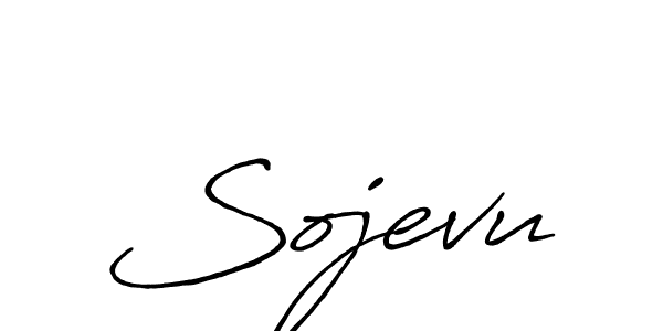 Make a beautiful signature design for name Sojevu. With this signature (Antro_Vectra_Bolder) style, you can create a handwritten signature for free. Sojevu signature style 7 images and pictures png