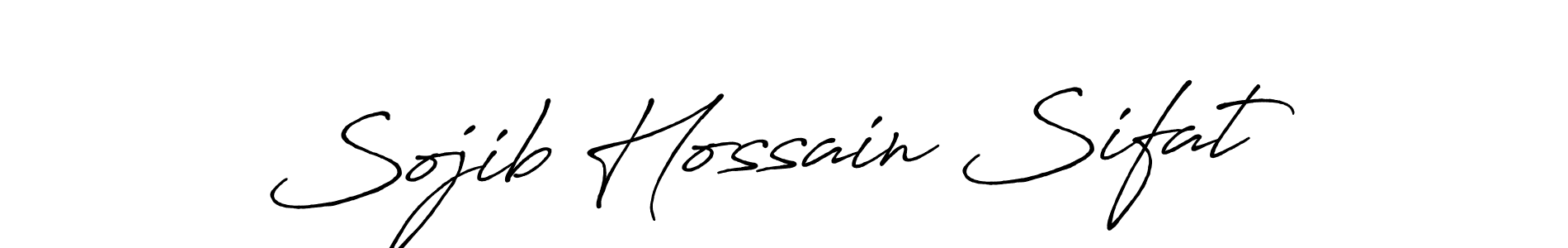 Sojib Hossain Sifat stylish signature style. Best Handwritten Sign (Antro_Vectra_Bolder) for my name. Handwritten Signature Collection Ideas for my name Sojib Hossain Sifat. Sojib Hossain Sifat signature style 7 images and pictures png